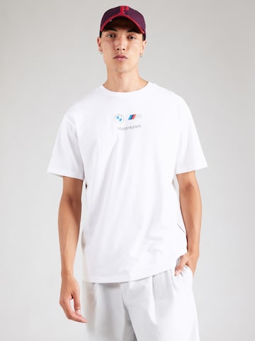 PUMA Shirt 'BMW MMS ESS' in White: front