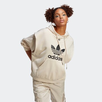 ADIDAS ORIGINALS Суичър 'Always Original Trefoil' в бежово: отпред