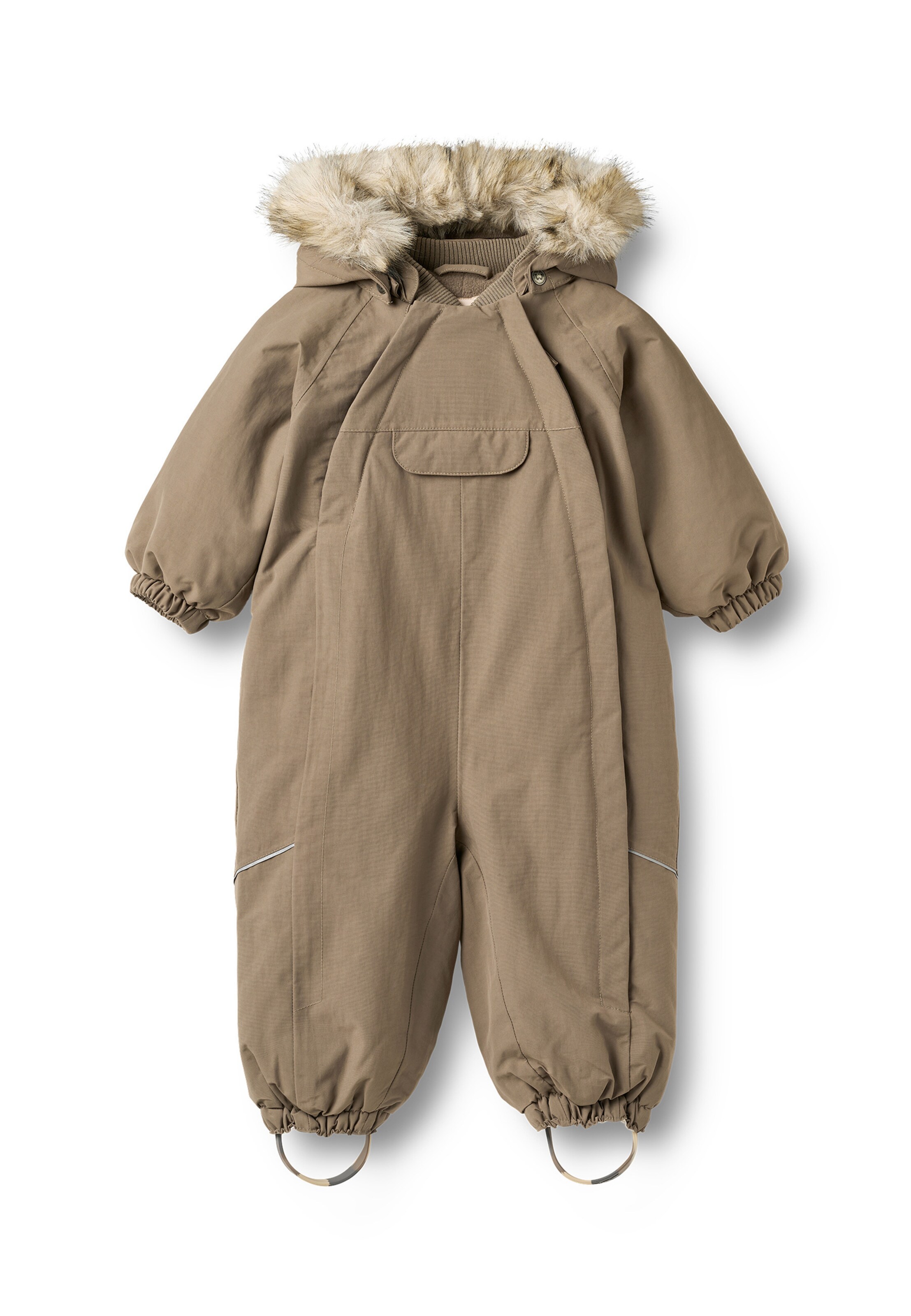 WHEAT Overall 'Nickie' in Braun: Vorderseite
