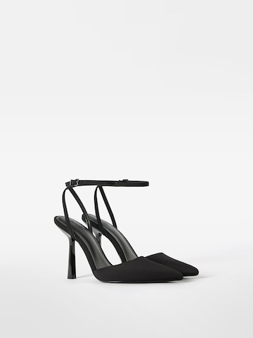 Bershka Slingback Pumps in Black