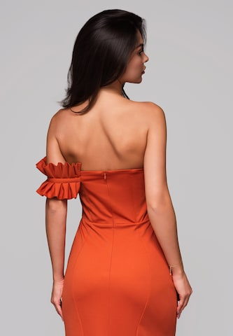 Ombre Evening dress 'Felisia' in Orange