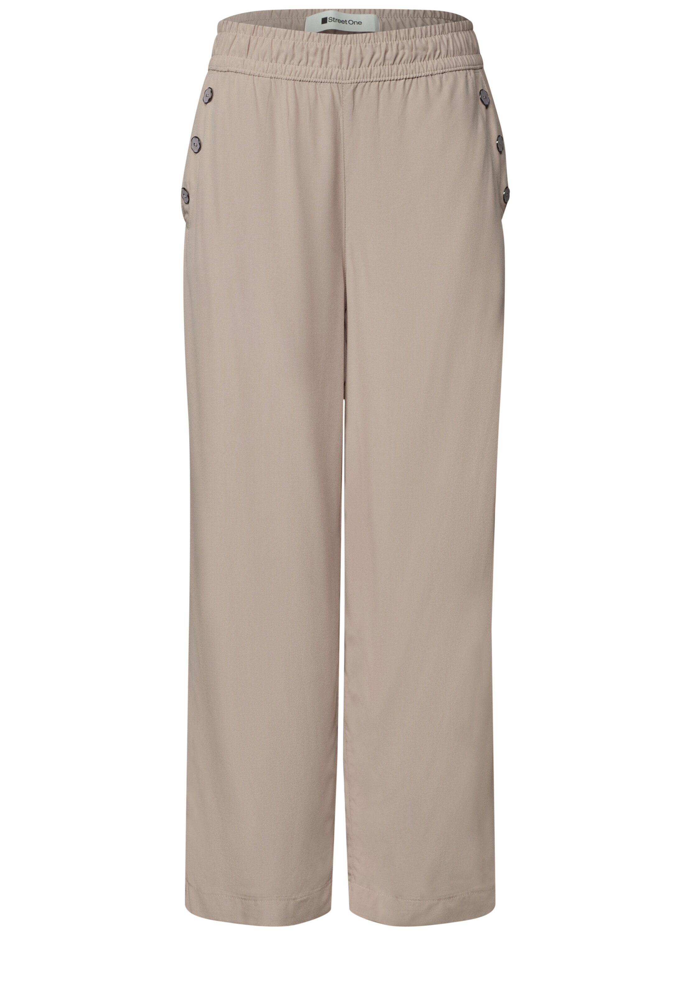STREET ONE Hose 'Emee' in Beige: Vorderseite
