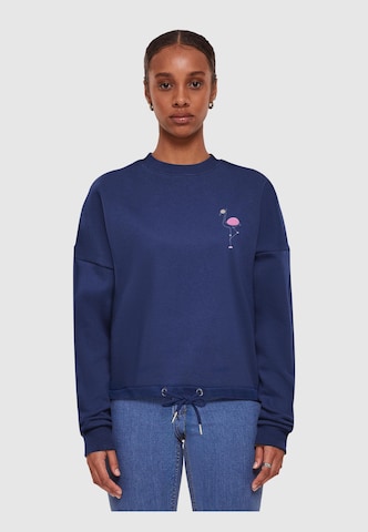 Merchcode Sweatshirt in Blau: Vorderseite