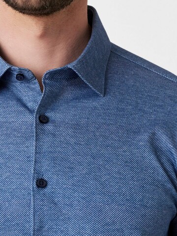 DESOTO Slim fit Overhemd in Blauw