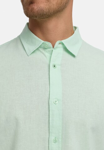 INDICODE JEANS Comfort Fit Hemd 'Ceppo' in Grün
