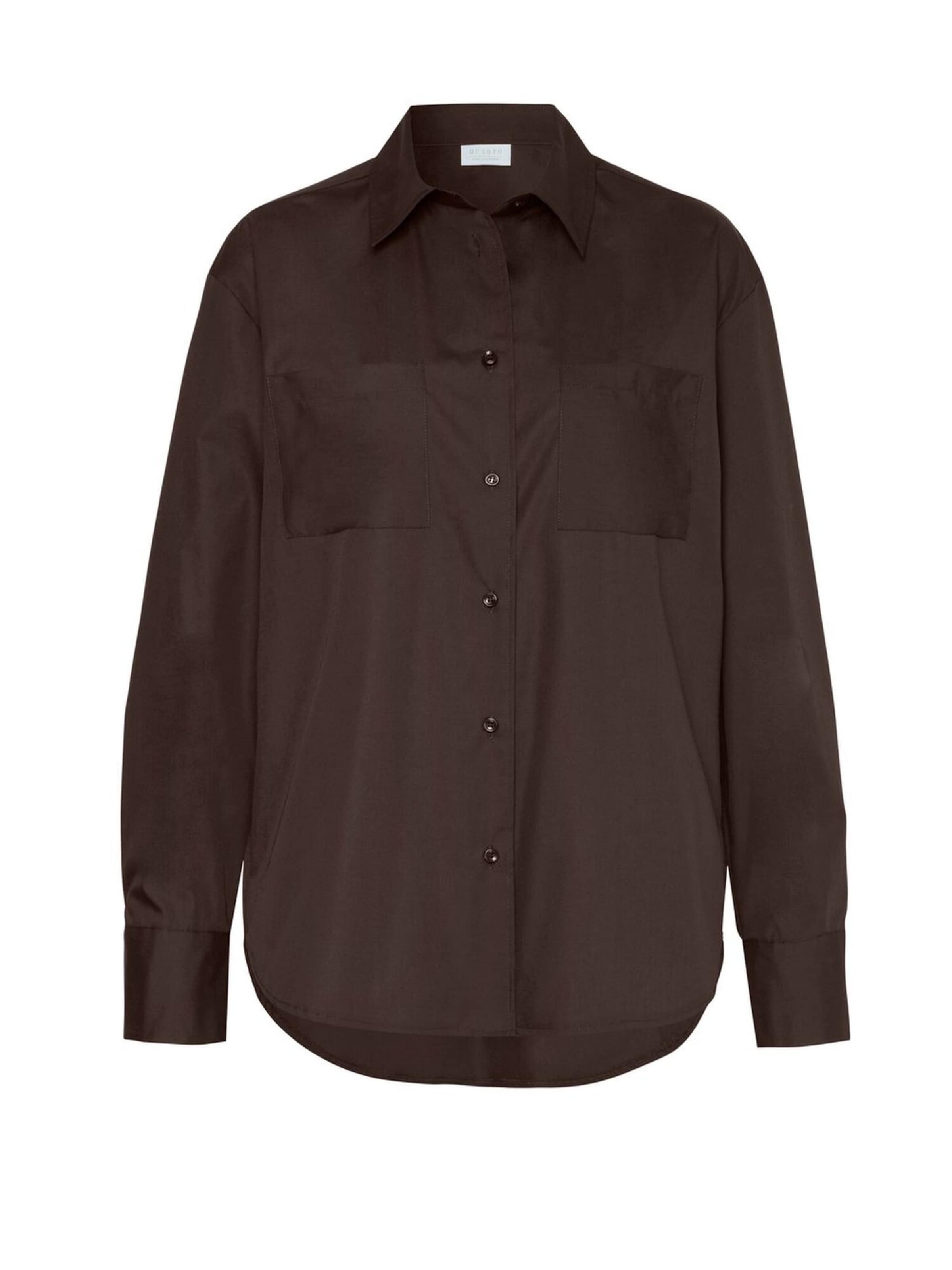 DESOTO Blouse in Brown: front