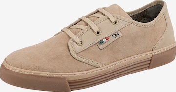DANIEL HECHTER Athletic Lace-Up Shoes ' Eliano ' in Beige: front