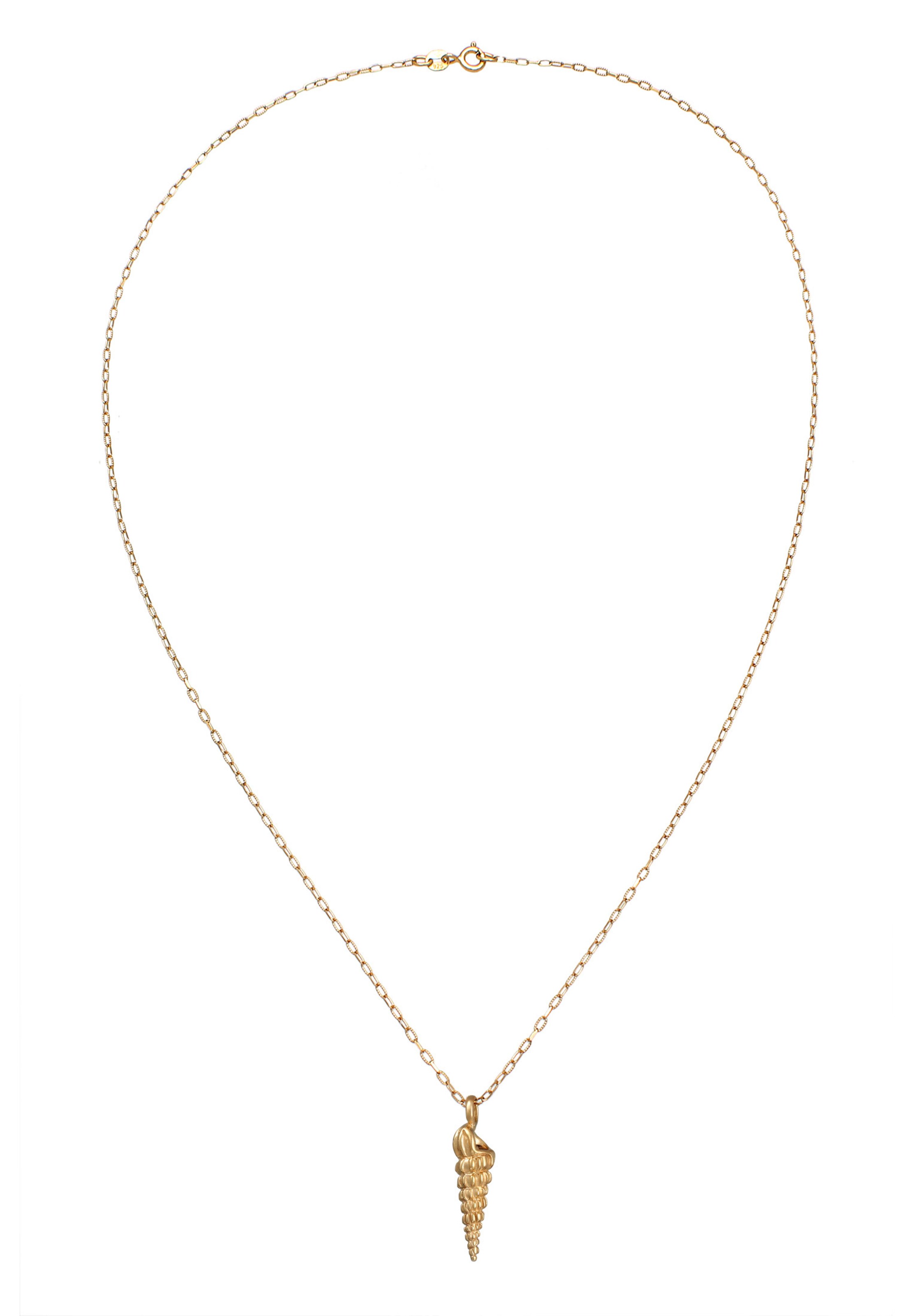 ELLI Kette 'Muschel' in gold, Produktansicht