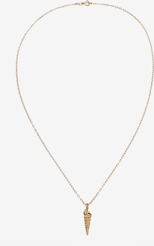 ELLI Necklace 'Muschel' in Gold: front