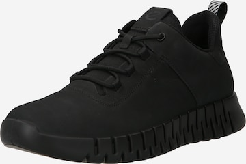 Sneaker low 'Gruuv' de la ECCO pe negru: față