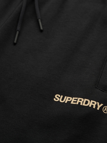 Superdry Tapered Παντελόνι 'Tech Cult' σε μαύρο