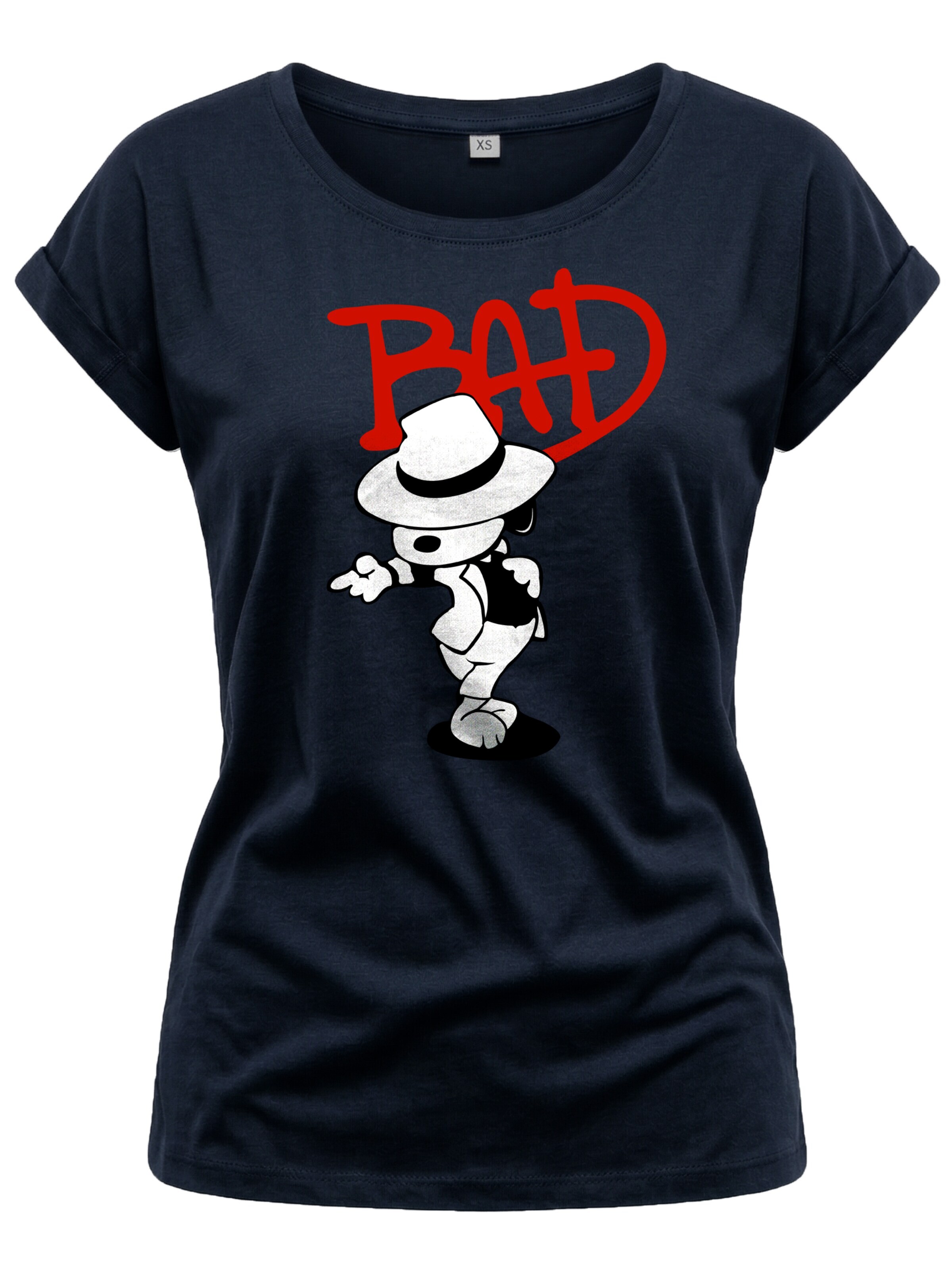 MAKAYA Shirt 'Bad Dog' in Blue: front