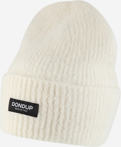 Megzta kepurė 'CAPPELLO' iš Dondup, spalva – juoda / vilnos balta, Prekių apžvalga