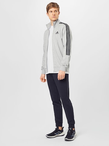 pelēks ADIDAS SPORTSWEAR Treniņtērps 'Aeroready Essentials 3-Stripes'