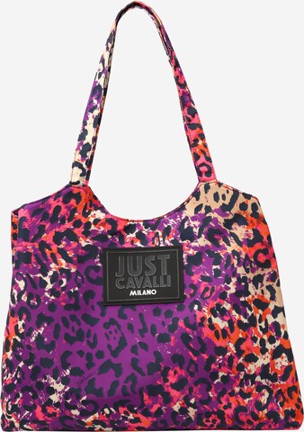 Just Cavalli Torba shopper w kolorze fioletowy: przód