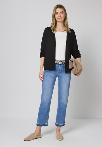 STREET ONE Strickjacke in Schwarz