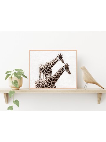 Liv Corday Image 'Giraffes Couple' in Brown