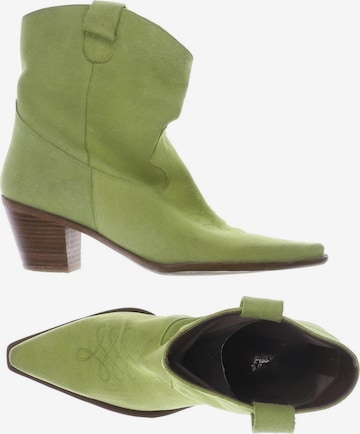 ALBA MODA Dress Boots in 38 in Green: front