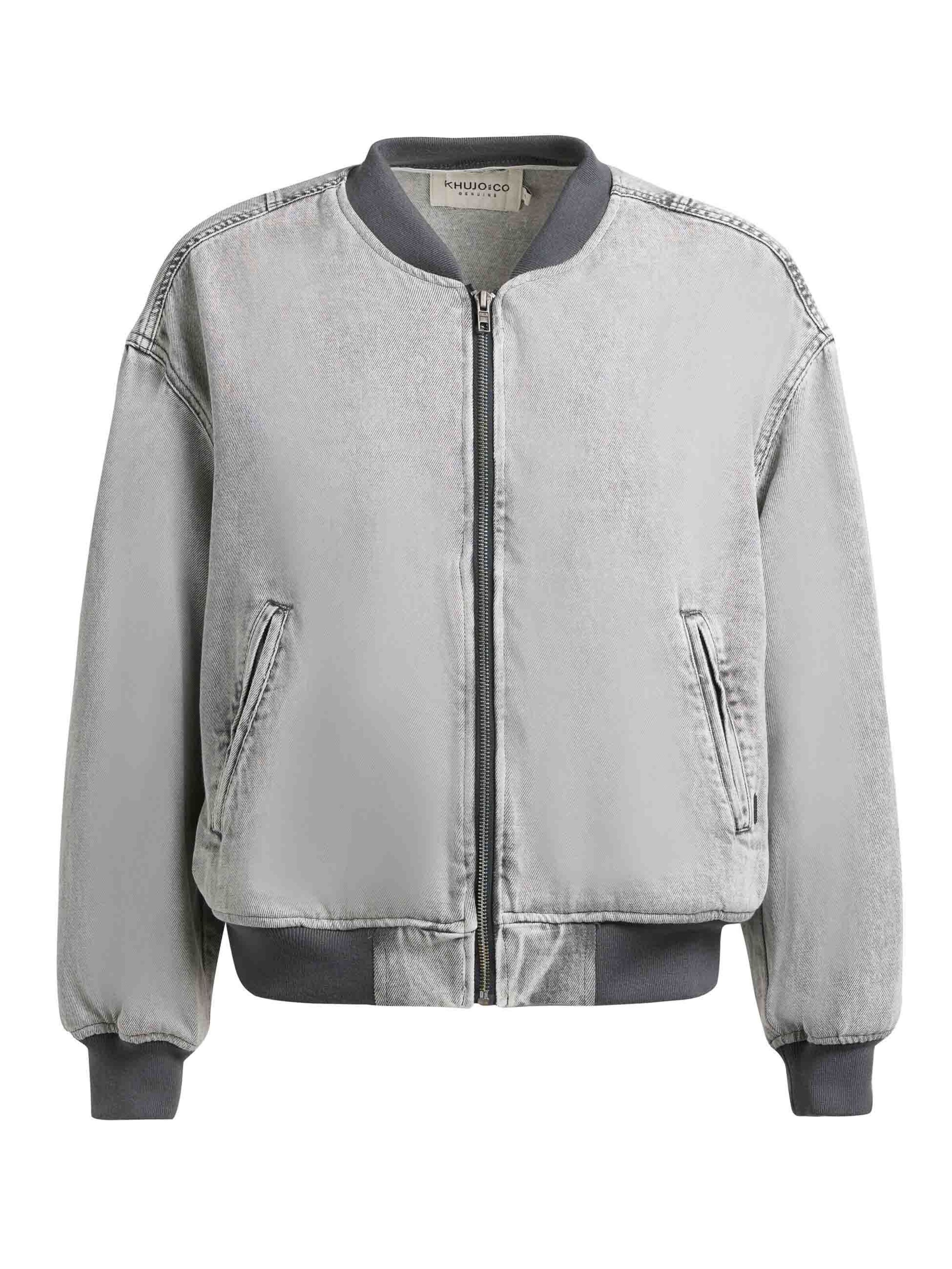 Giacca di mezza stagione 'SISSI' di khujo in grigio: frontale