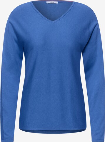 CECIL Pullover in Blau: front