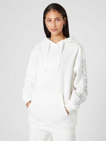 Hoermanseder x About You - Sweatshirt 'Maxi' em branco: frente