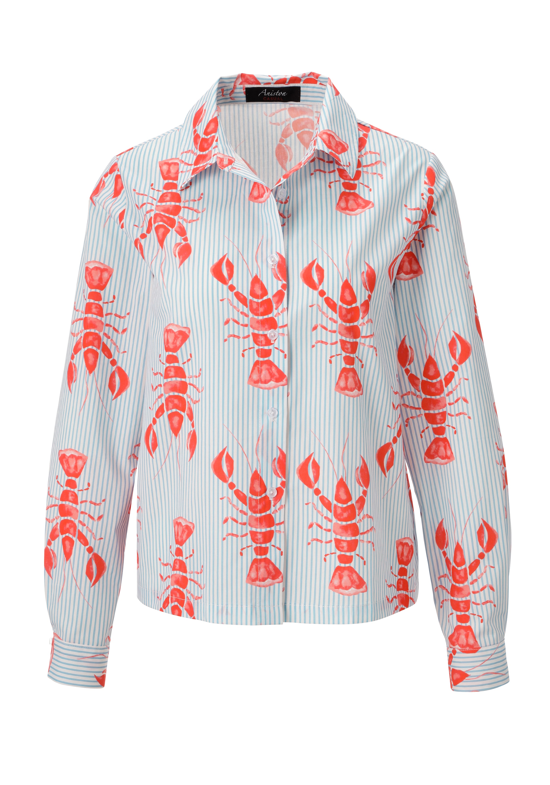Aniston CASUAL Blouse in Blue: front