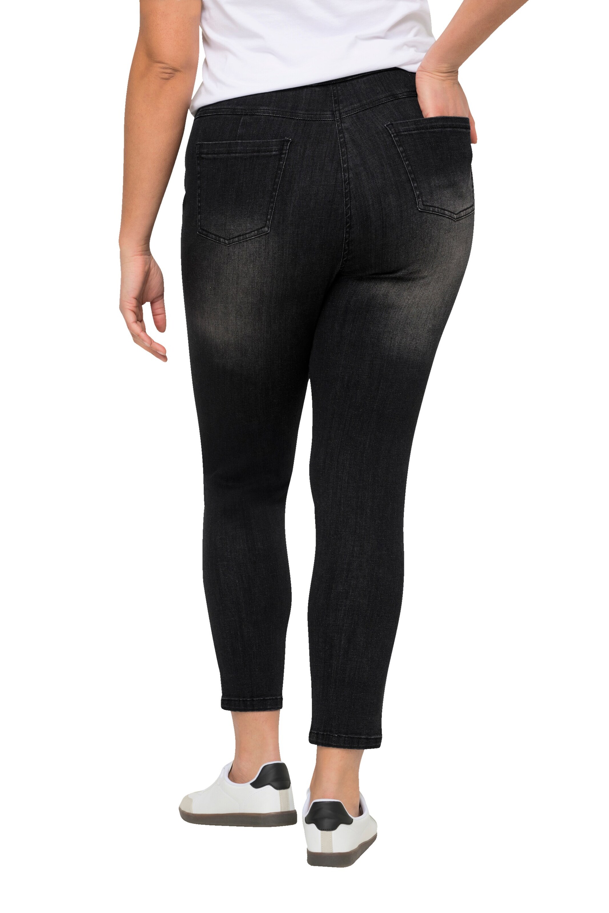 Angel of Style Slimfit Jeans in Zwart