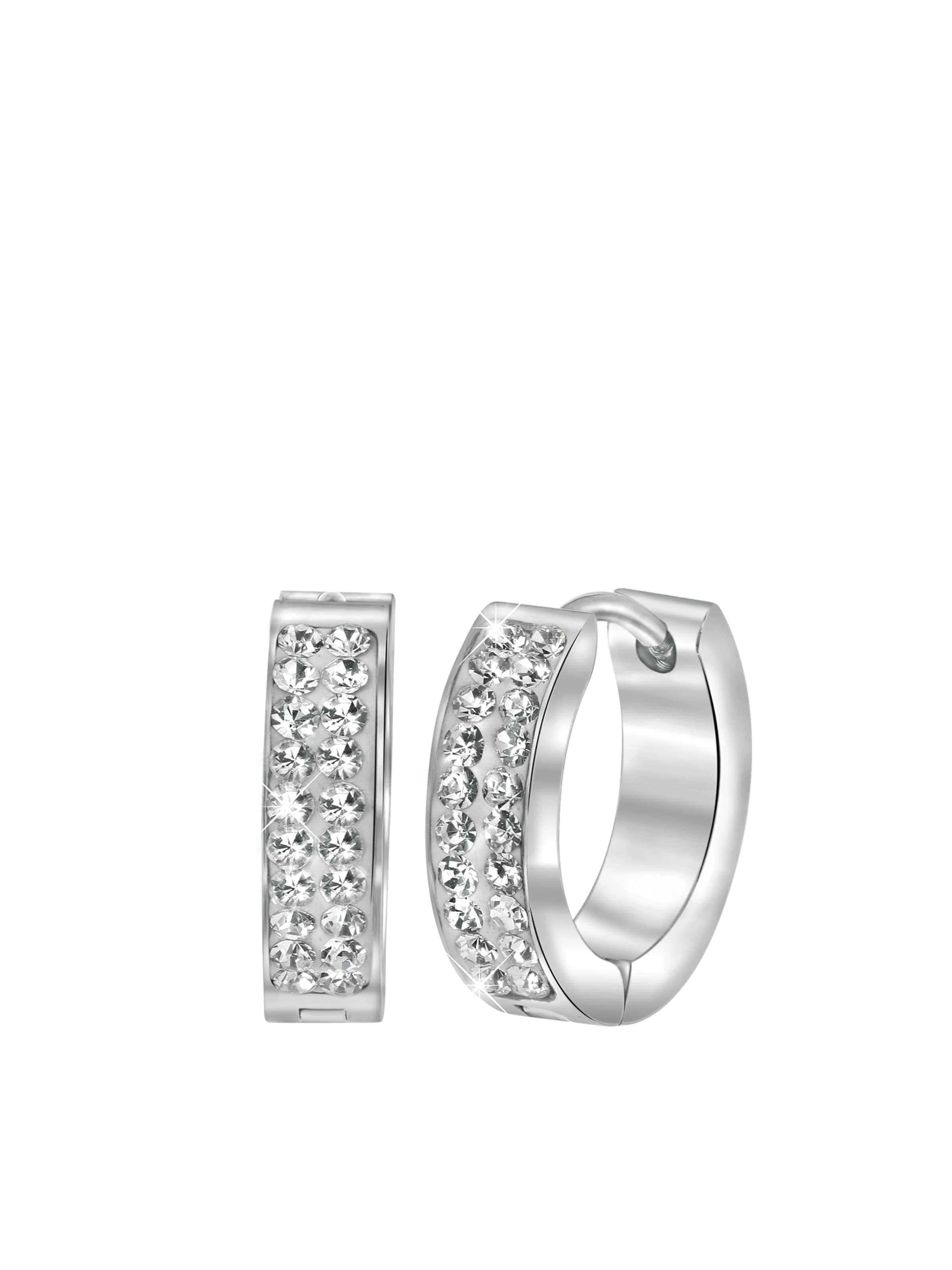 Lucardi Oorbellen in Zilver: voorkant