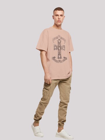 T-Shirt 'Guns 'n' Roses' F4NT4STIC en beige