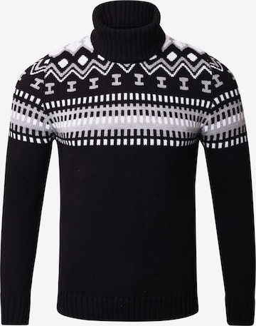 Reslad Pullover 'RS3014' in Schwarz: Vorderseite