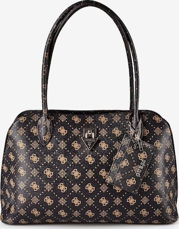 Borsa a spalla 'Patsie' di GUESS in marrone: frontale