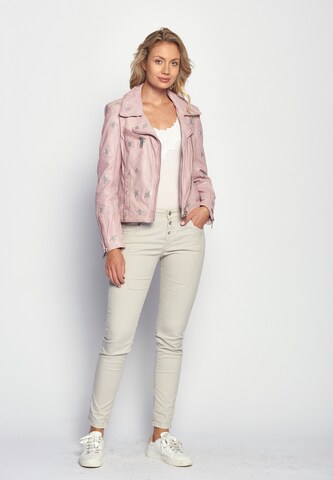 Maze Between-Season Jacket 'Blackridge' in Pink