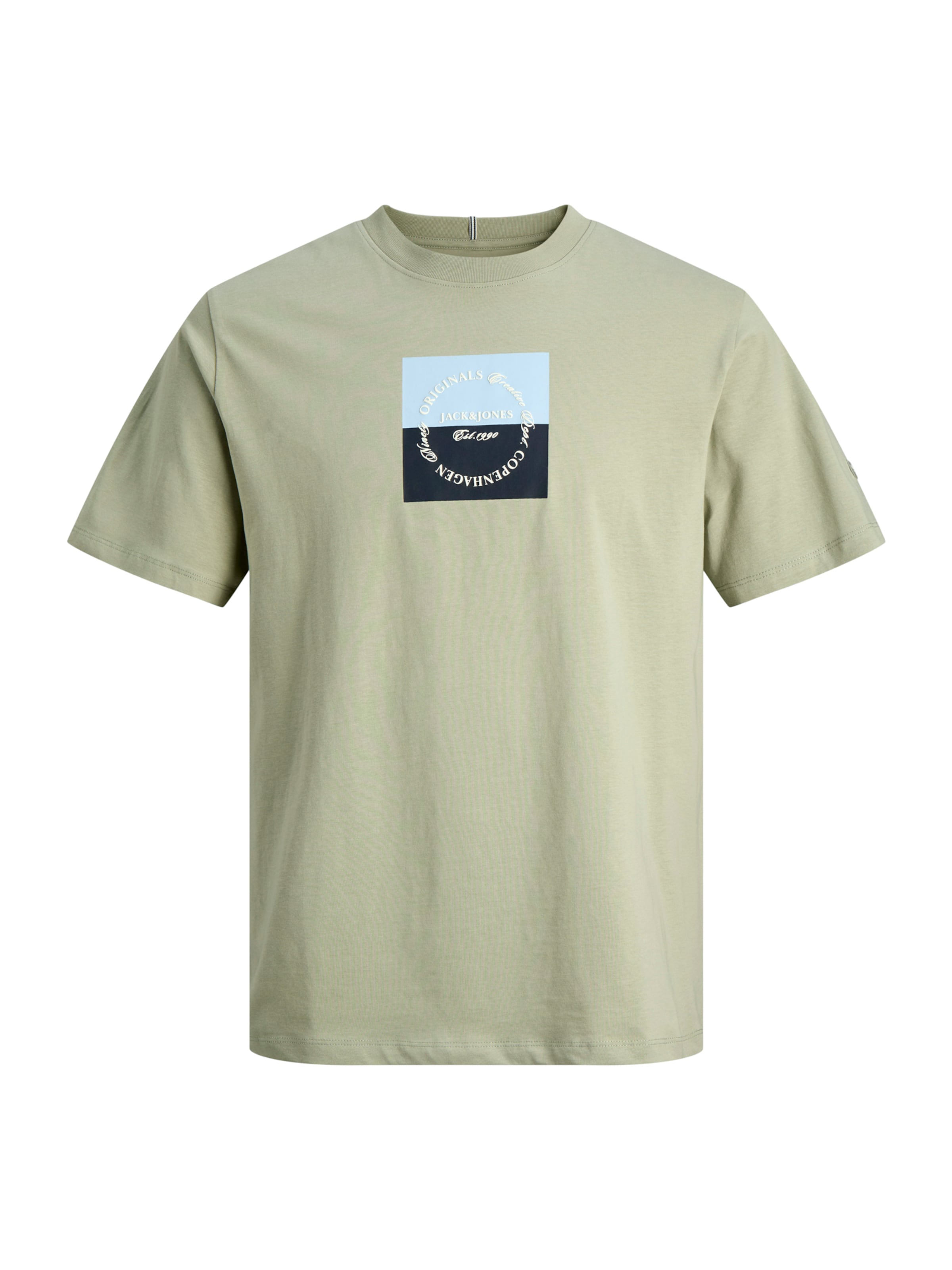 Maglietta 'JORCATSKILLS' di JACK & JONES in verde: frontale