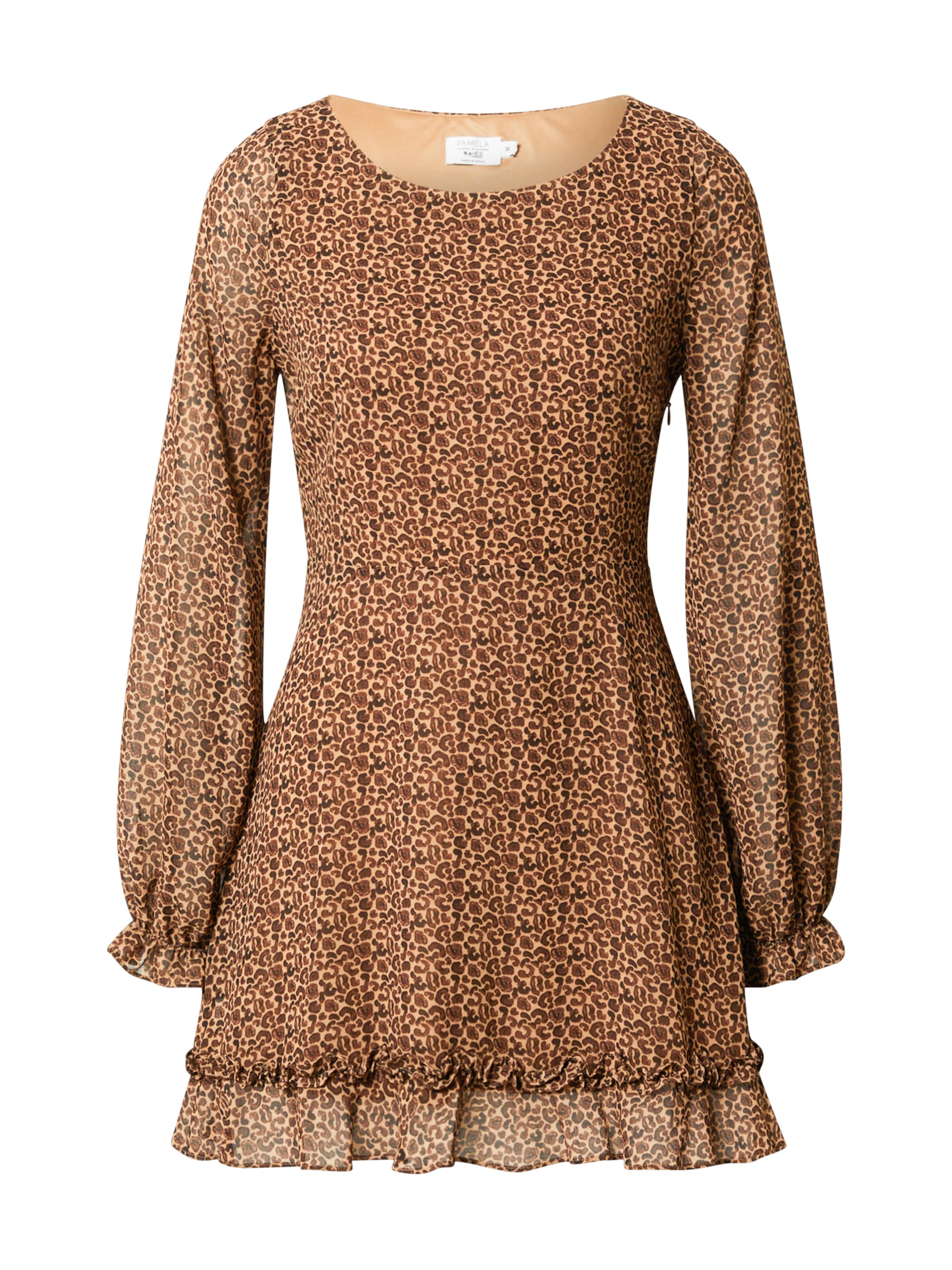 NA-KD Kjole 'Pamela x NA-KD' i beige: forside