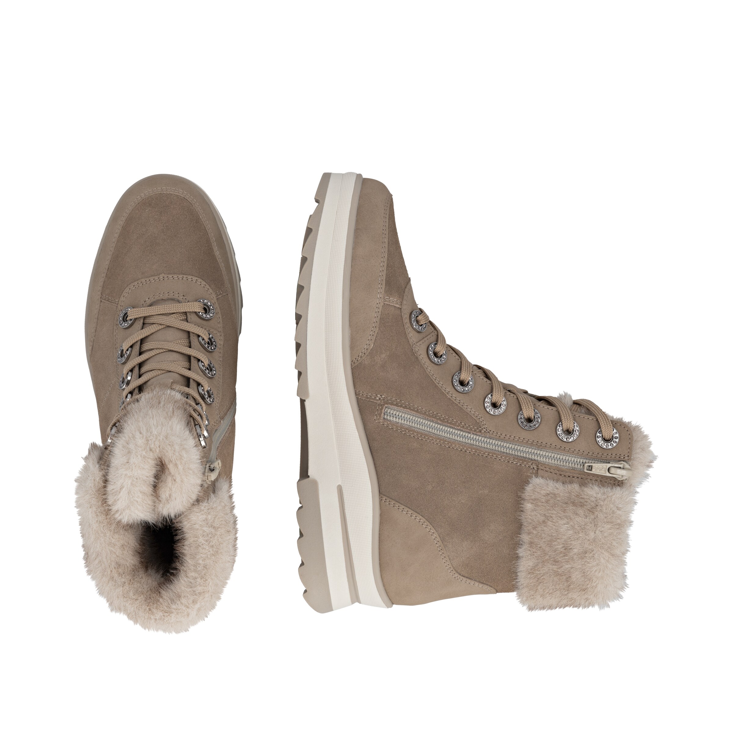 REMONTE Veterlaarsjes in Beige