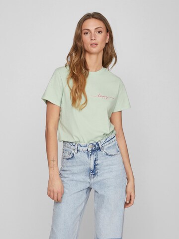 VILA Shirt 'Pure Love' in Groen
