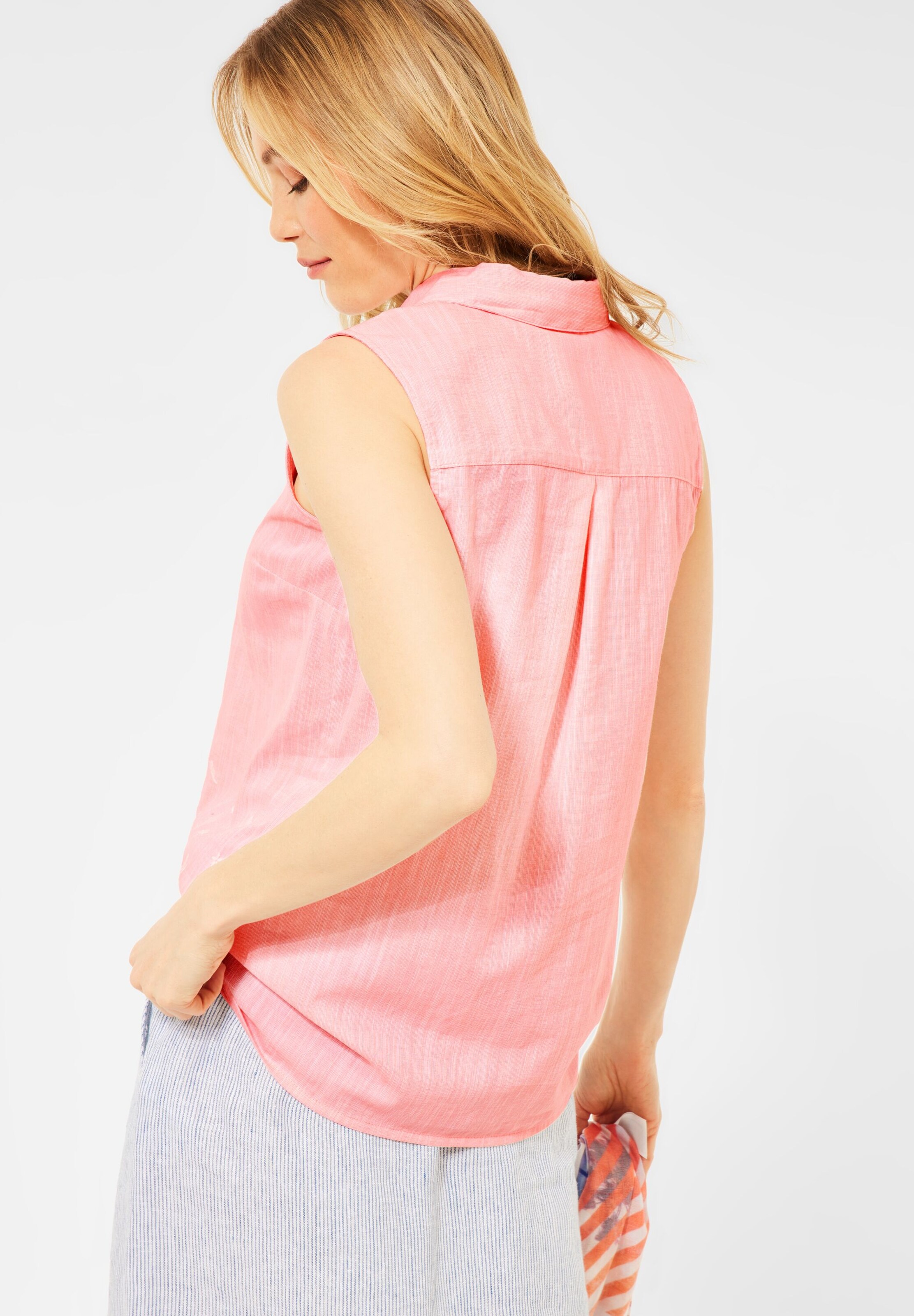 Frauen Shirts & Tops CECIL Blusentop in Pink, Rosa - KT07388