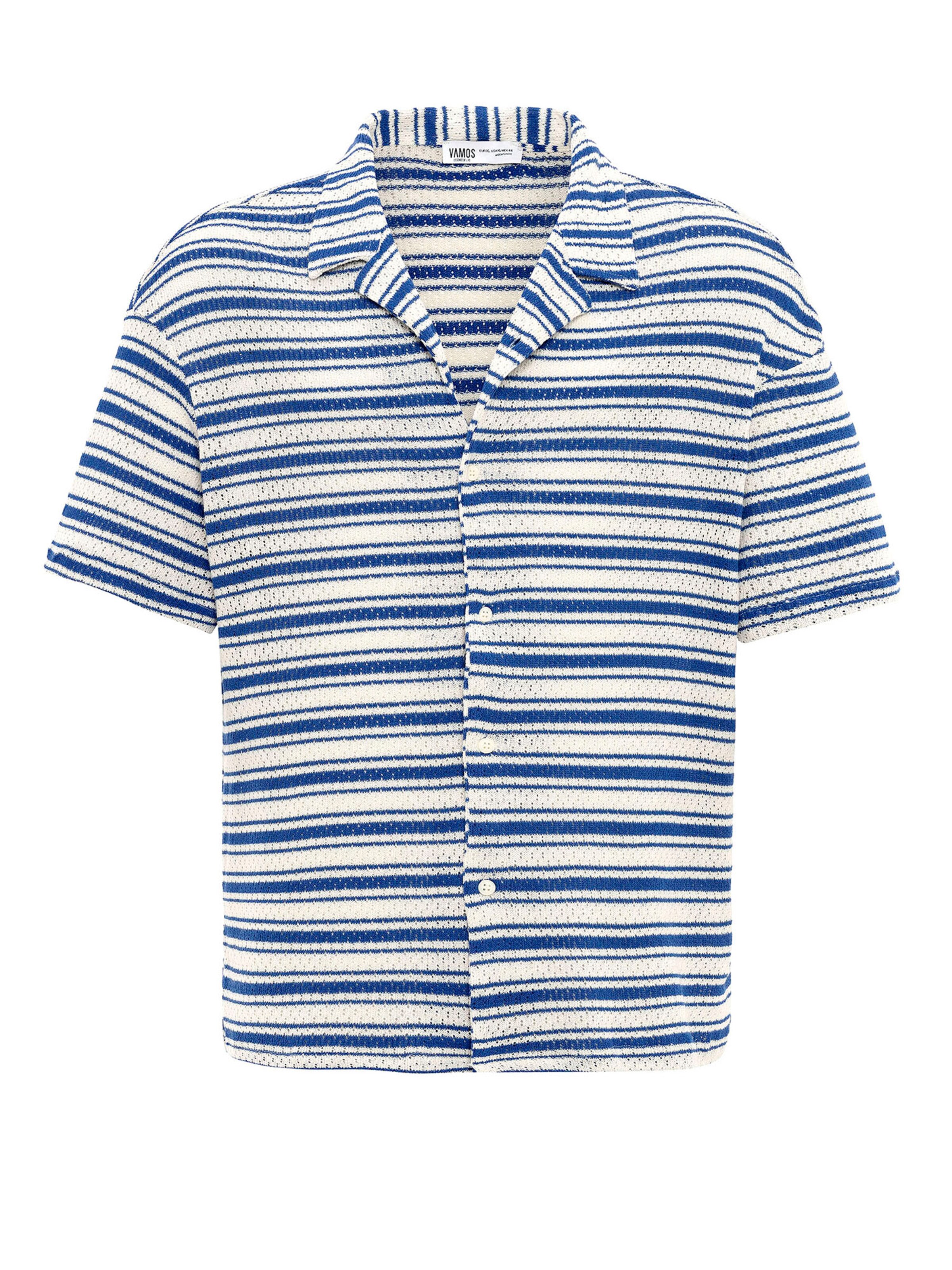 VAMOS CLO Comfort Fit Πουκάμισο σε λευκό: μπροστά