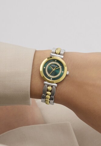 Montre à affichage analogique 'LEENA' GUESS en vert : devant