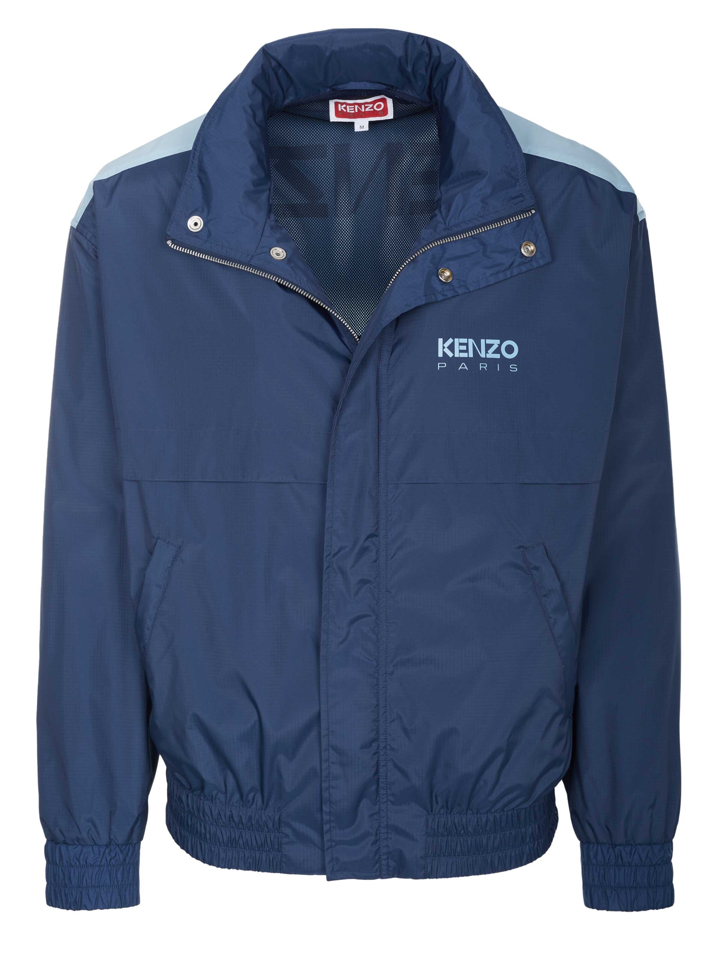 Veste outdoor KENZO en bleu : devant