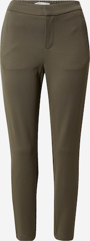 ONLY Slim fit Trousers in Green: front