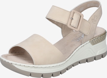 Rieker Sandal i beige: framsida