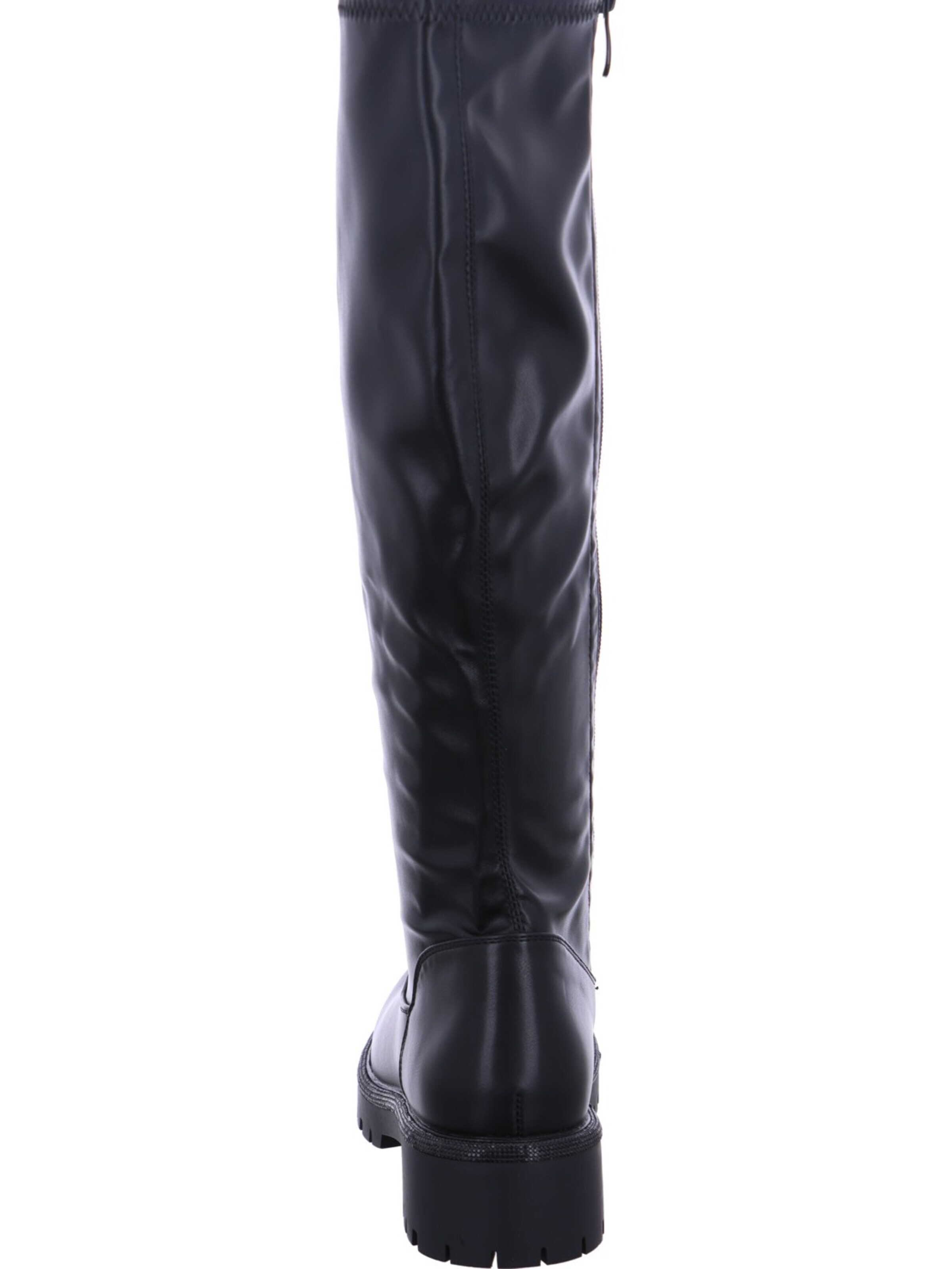 LA STRADA Over the Knee Boots in Black