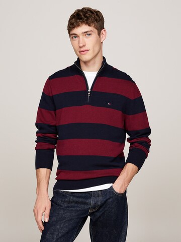 Pull-over TOMMY HILFIGER en rouge : devant