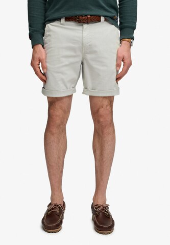 Superdry & Co Regular Chino Pants 'Utility' in Beige: front