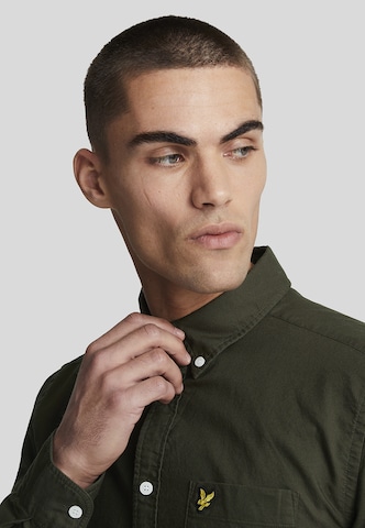 Lyle & Scott Regular fit Overhemd in Groen