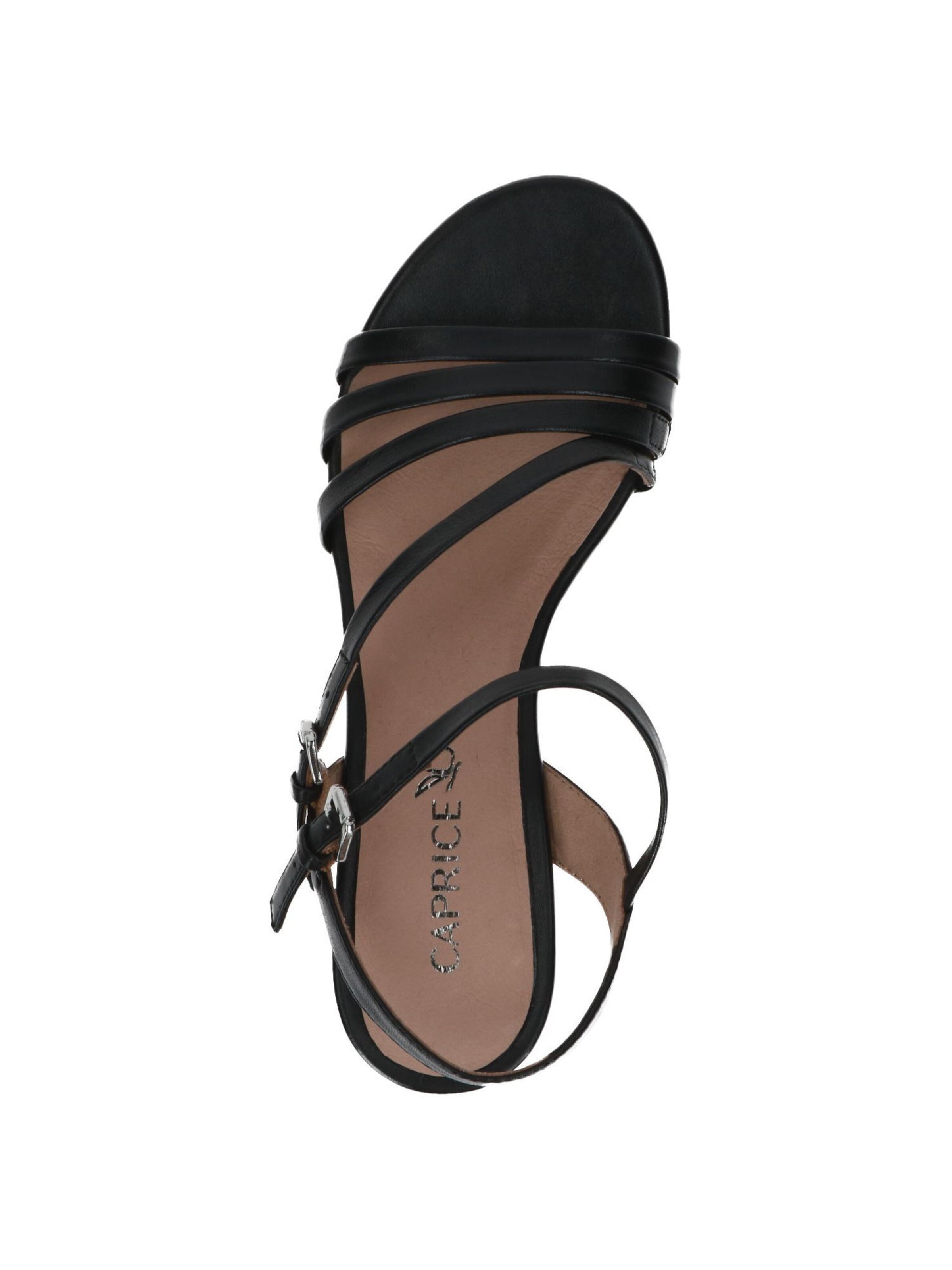 CAPRICE Sandale in Schwarz