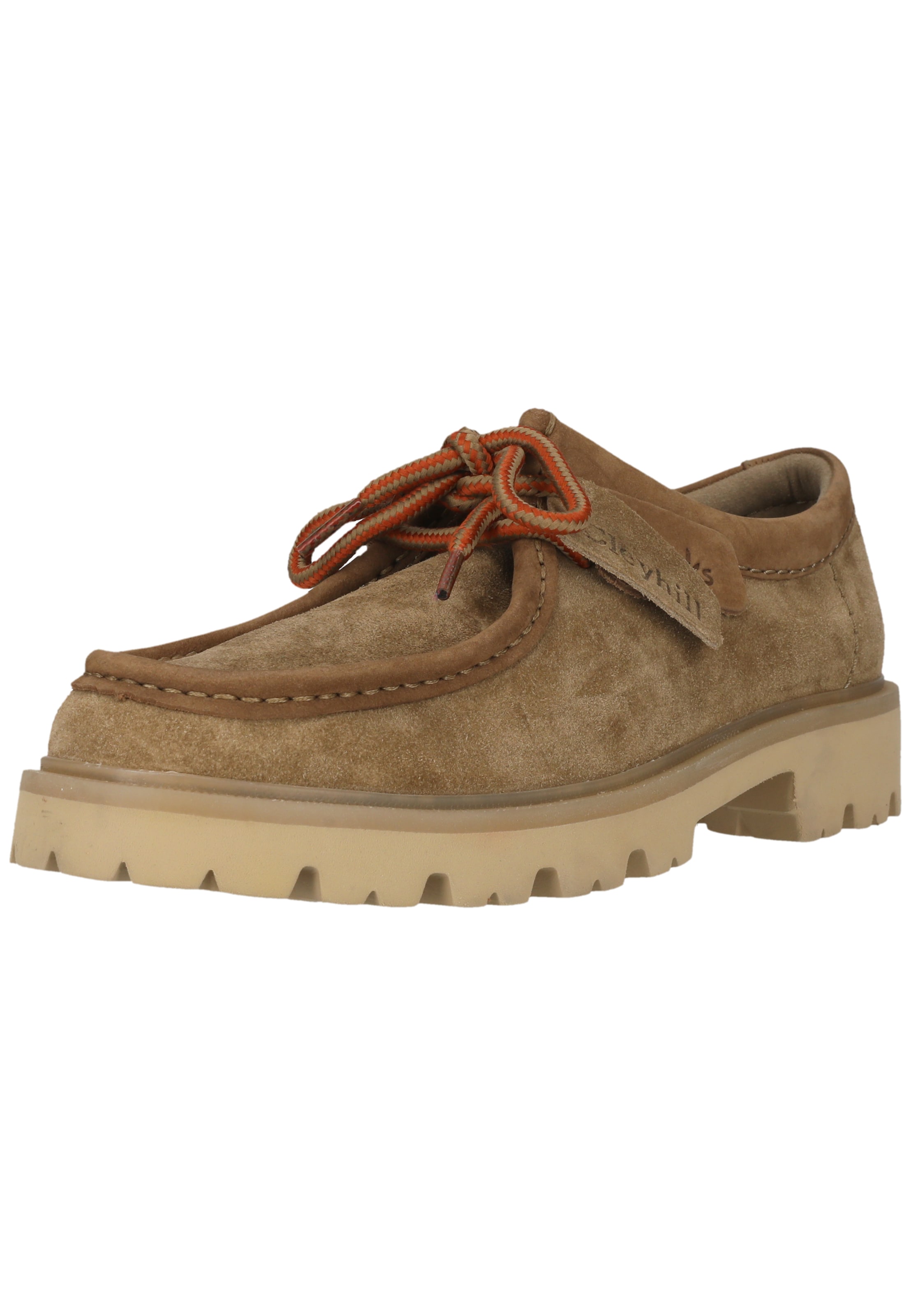 CLARKS Lace-up shoe 'Cleyhill Seam' in Brown: front