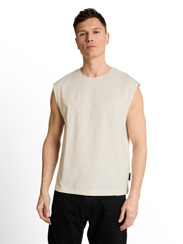 TOM TAILOR DENIM Top in Weiß: Vorderseite