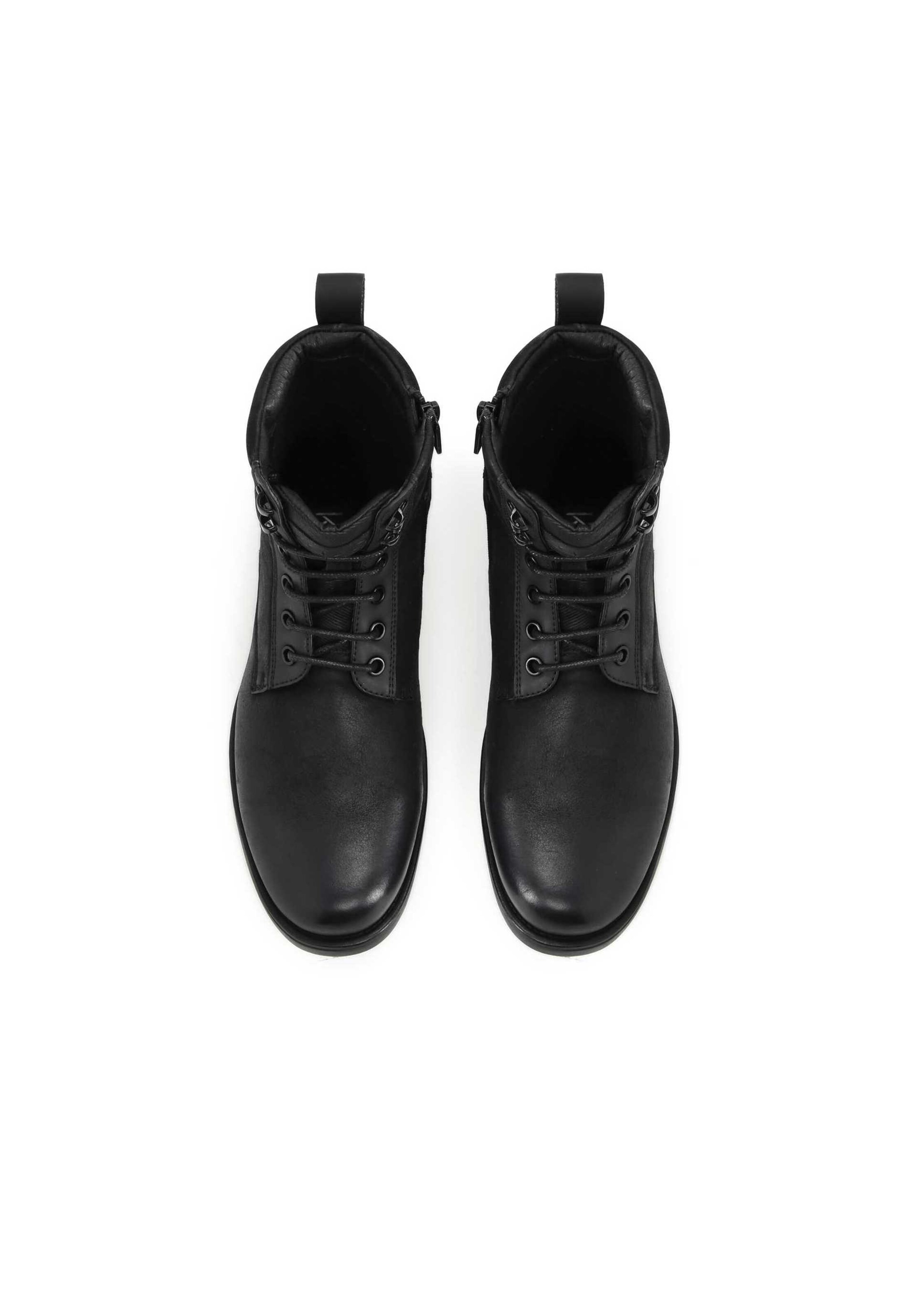 Bottines à lacets Kazar en noir